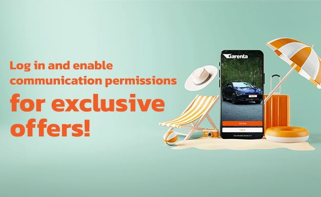 Log in and enable communication permissions to take advantage of exclusive offers for you!