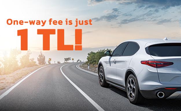 One-way fee is just 1 TL!