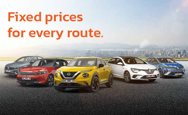 Routes change. Prices don’t. Only at Garenta.