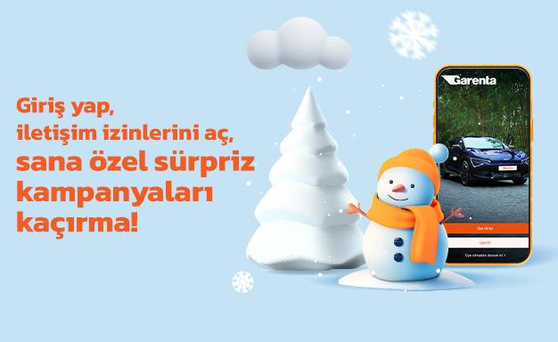 Sana özel kampanyalardan yararlanmak için giriş yap ve iletişim izinlerini aç!